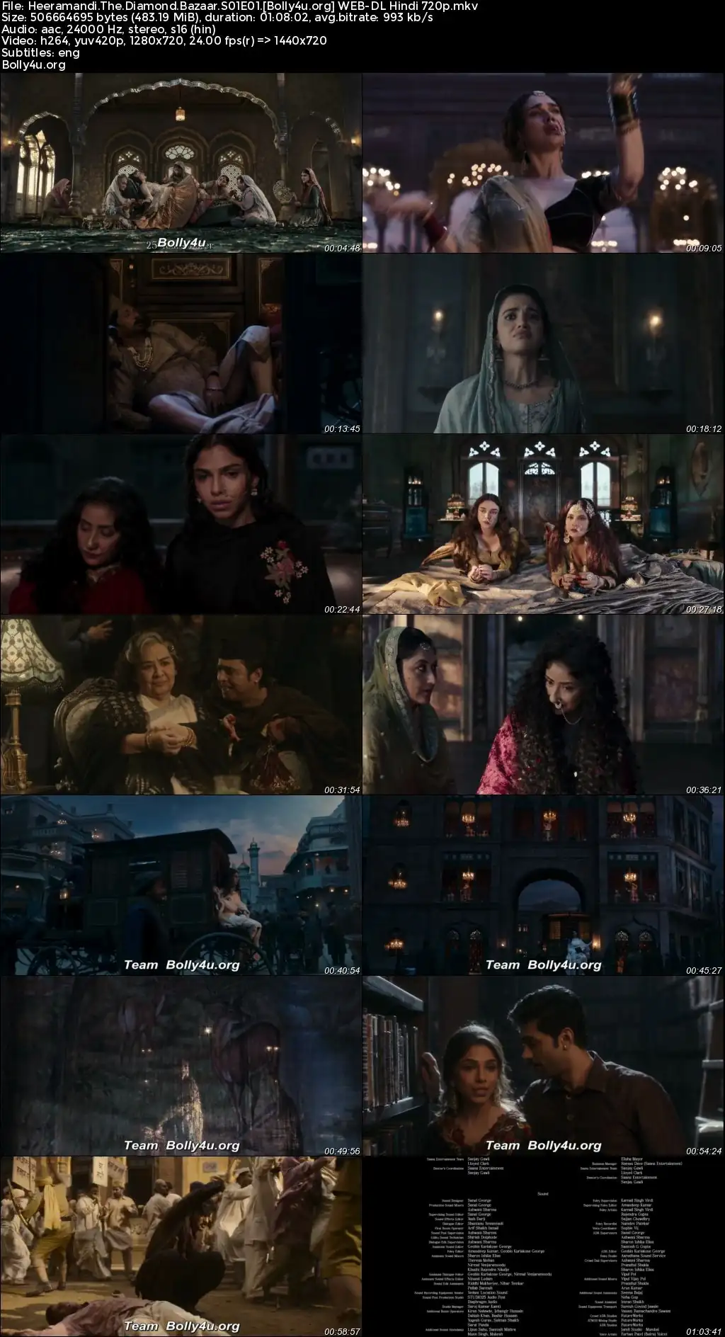 Heeramandi The Diamond Bazaar 2024 WEB-DL Hindi S01 Complete Download 720p  480p