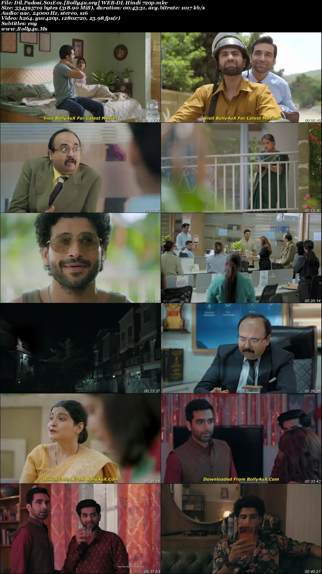 Dil Padosi 2026 WEB-DL Hindi S01 Complete Download 720p  480p