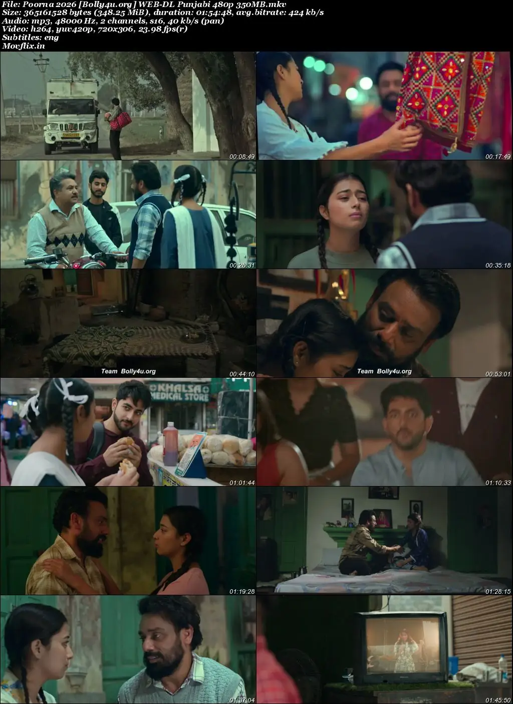 Poorna 2026 WEB-DL Punjabi Full Movie Download 1080p  720p  480p