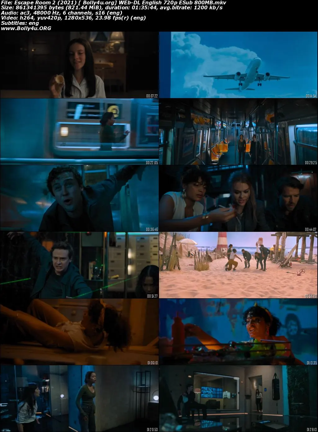 Escape Room Tournament of Champions 2021 WEB-DL 300MB English 480p ESubs Download