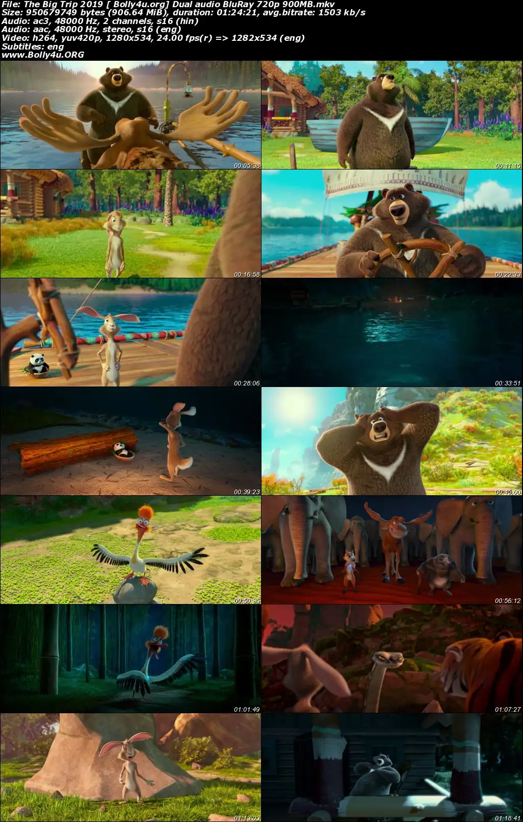 The Big Trip 2019 BluRay 900Mb Hindi Dual Audio 720p Download