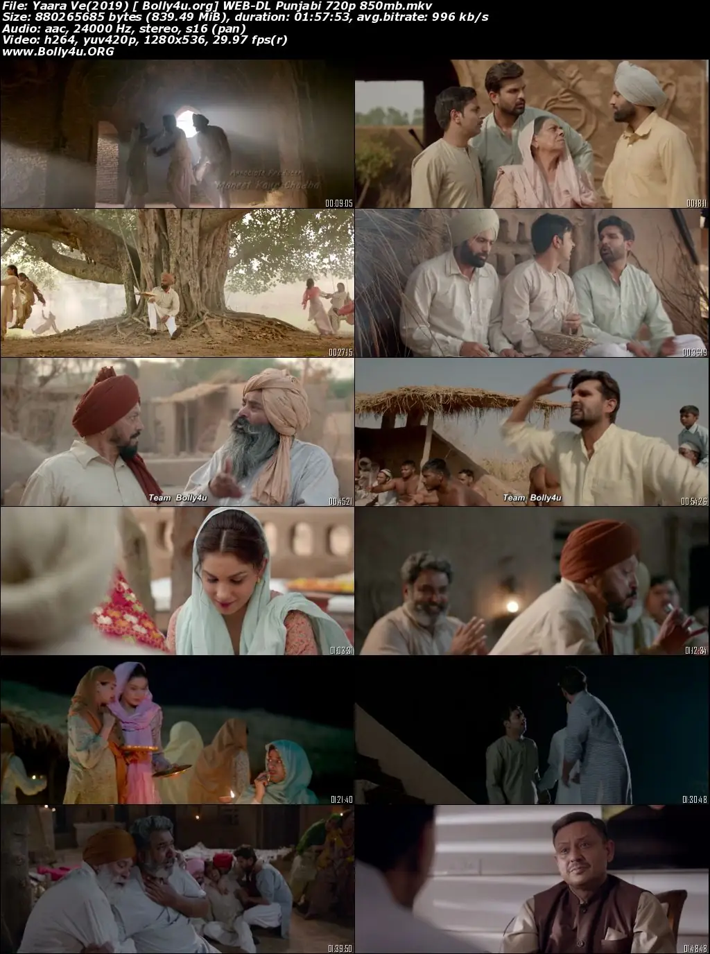 Yaara Ve 2019 WEB-DL 850Mb Punjabi Movie Download 720p Yaara Ve 2019 WEB-DL 850Mb Punjabi Movie Download 720p