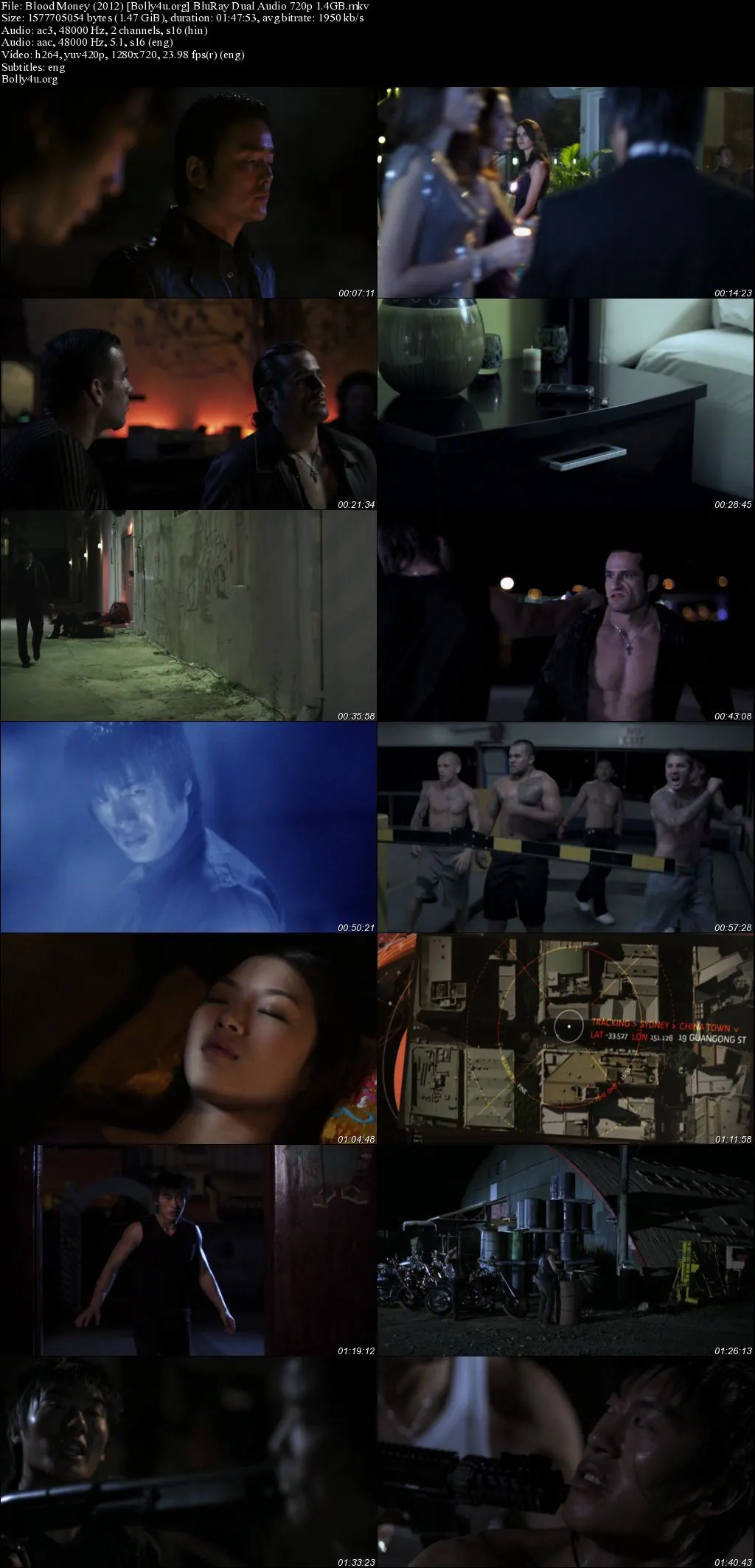 Blood Money 2012 BluRay Hindi Dual Audio Full Movie Download 720p  480p