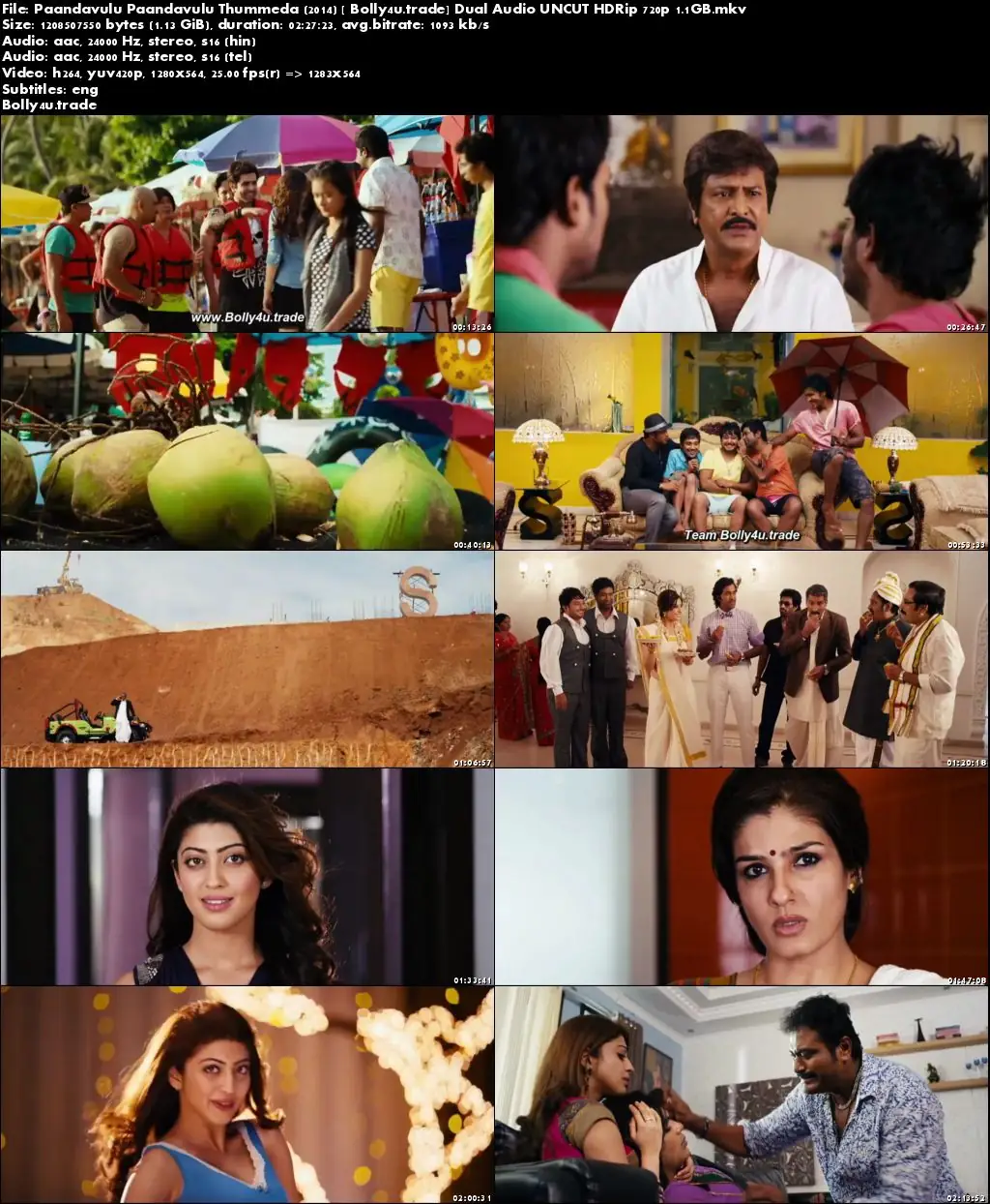 Paandavulu Paandavulu Thummeda 2014 HDRip 450MB UNCUT Hindi Dual Audio 480p Download Paandavulu Paandavulu Thummeda 2014 HDRip 450MB UNCUT Hindi Dual Audio 480p Download