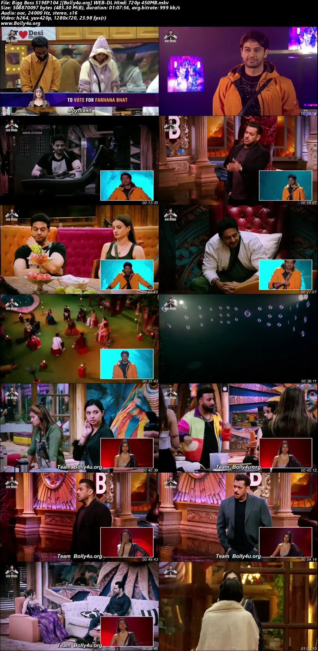 Bigg Boss 2025 WEB-DL Hindi S19EP104 Download 720p  480p