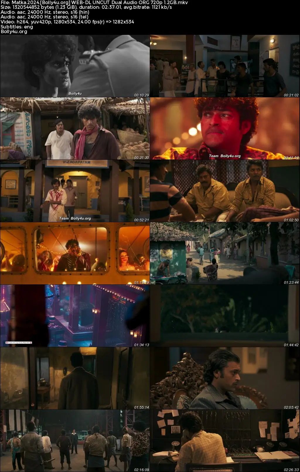Matka 2024 WEB-DL UNCUT Hindi Dual Audio ORG Full Movie Download 1080p  720p  480p Watch Online Free bolly4u