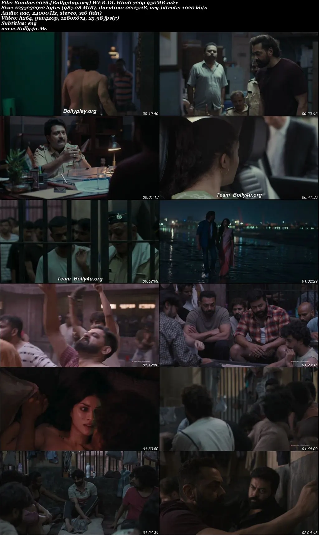 Bandar 2026 WEB-DL Hindi Full Movie Download 1080p  720p  480p