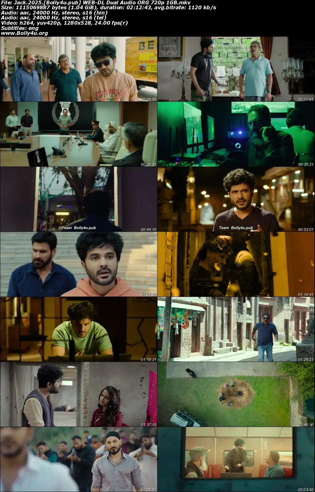 Jack 2025 WEB-DL UNCUT Hindi Dual Audio ORG Full Movie Download 1080p  720p  480p
