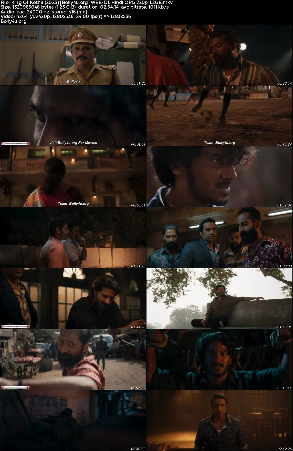 King Of Kotha 2023 WEB-DL Hindi Dubbed ORG Full Movie Download 1080p  720p  480p