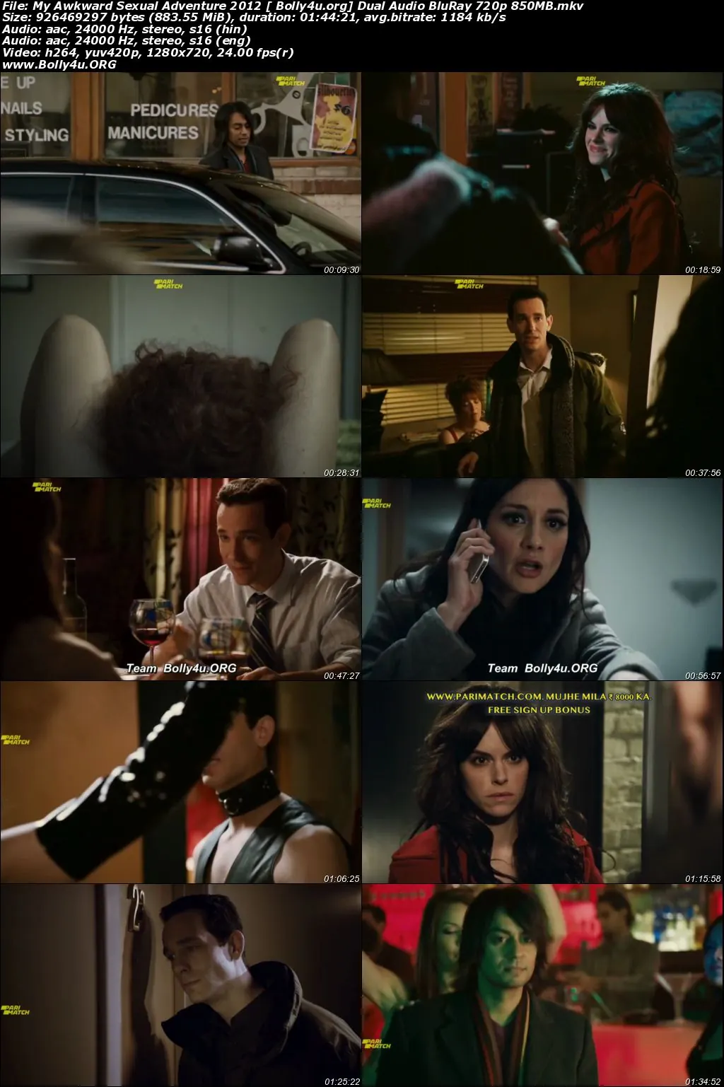  My Awkward Sexual Adventure 2012 BluRay 850Mb Hindi Dual Audio 720p Download