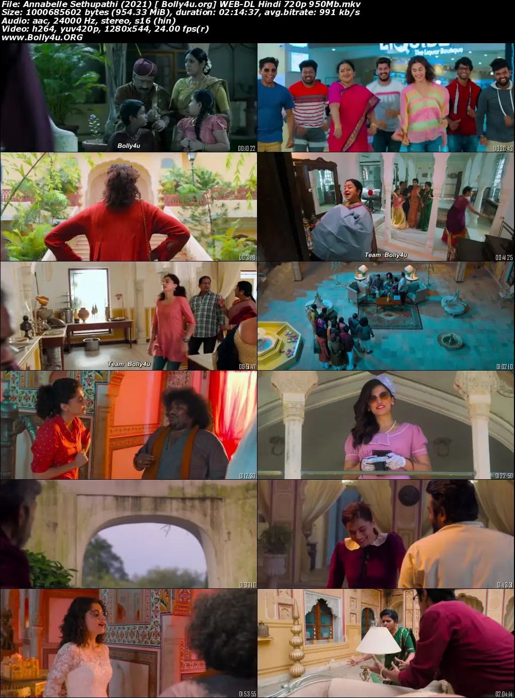 Annabelle Sethupathi 2021 WEB-DL 400Mb Hindi ORG 480p Download