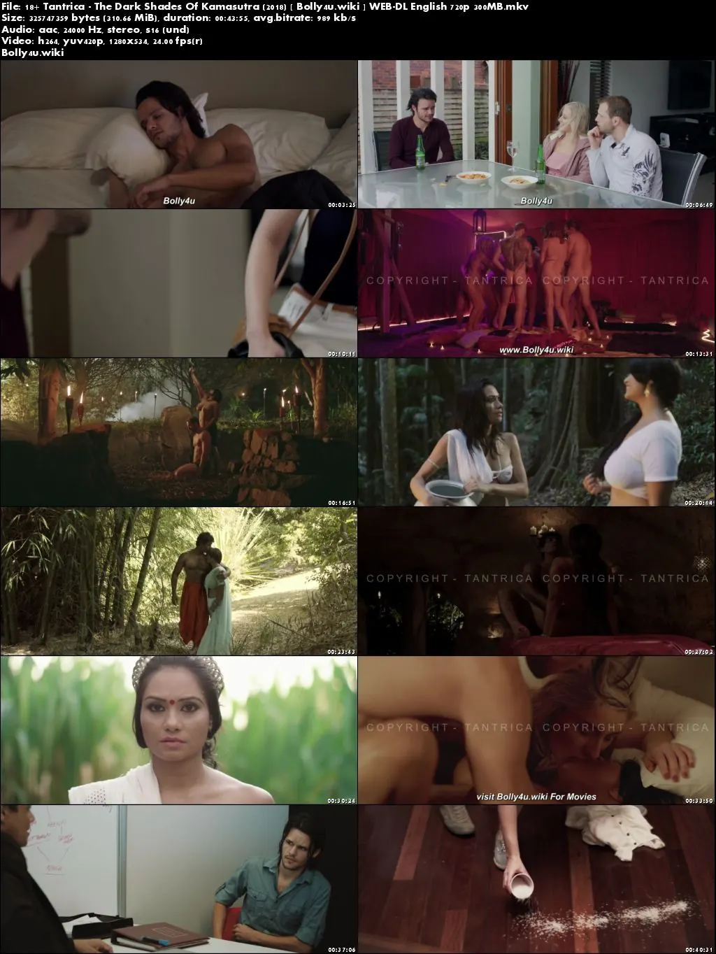  Tantrica The Dark Shades Of Kamasutra 2018 WEB-DL 300MB English 720p Download