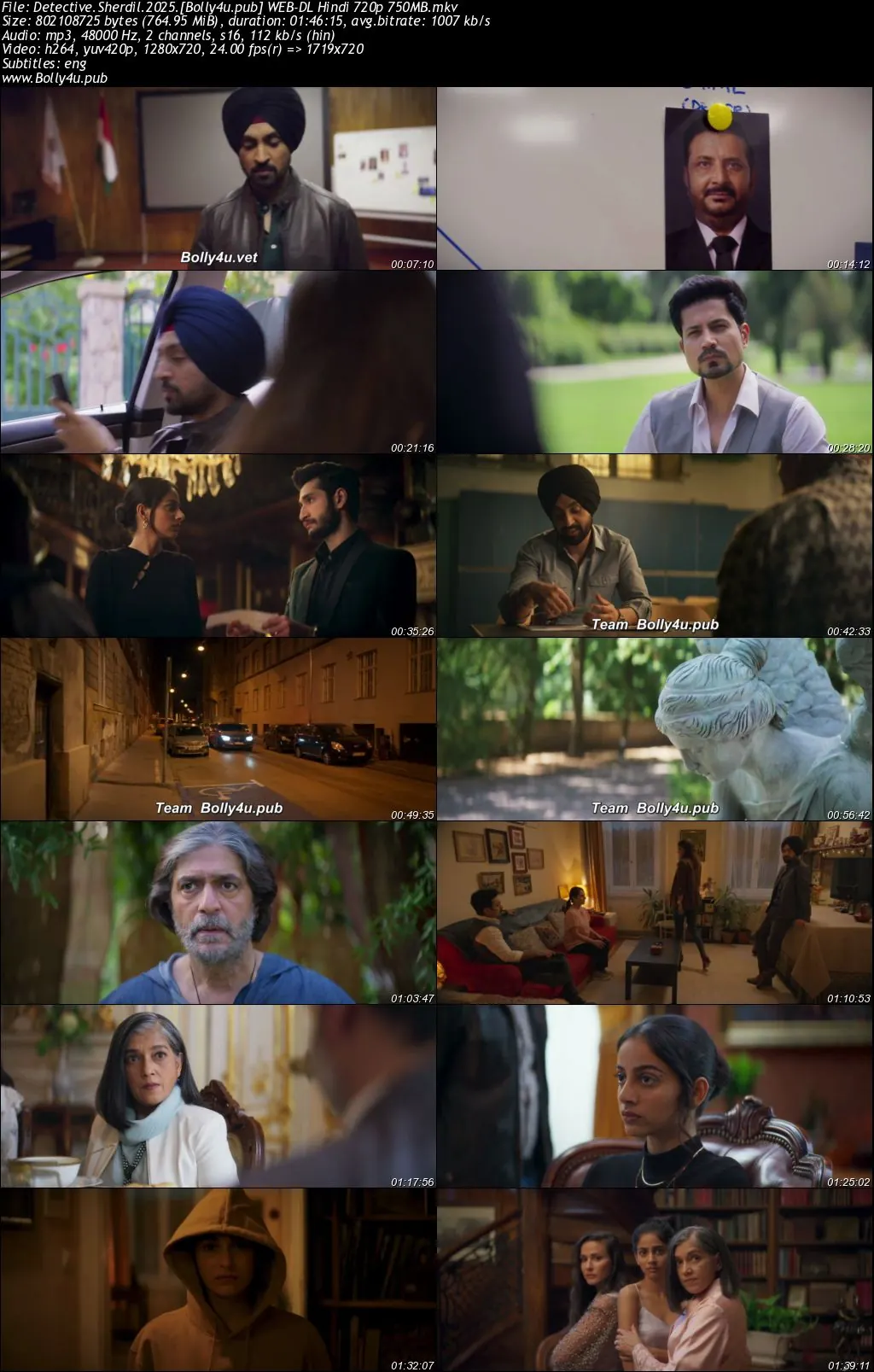 Detective Sherdil 2025 WEB-DL Hindi Full Movie Download 1080p  720p  480p