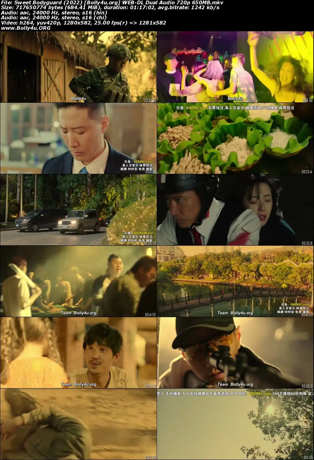Sweet Bodyguard 2022 WEB-DL Hindi Dual Audio Full Movie Download 720p  480p