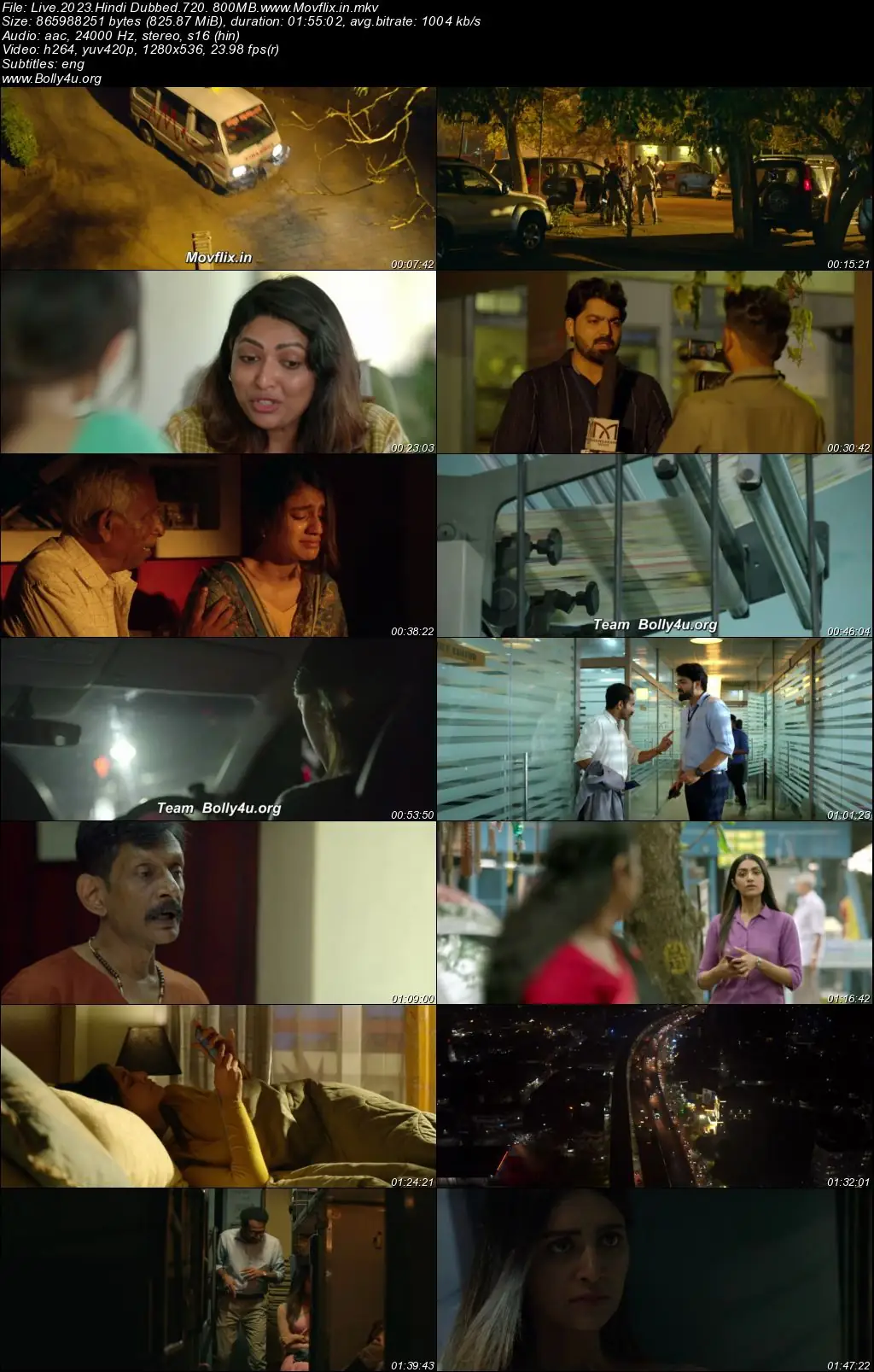 Live 2023 WEB-DL Hindi Dubbed ORG Full Movie Download 1080p  720p  480p