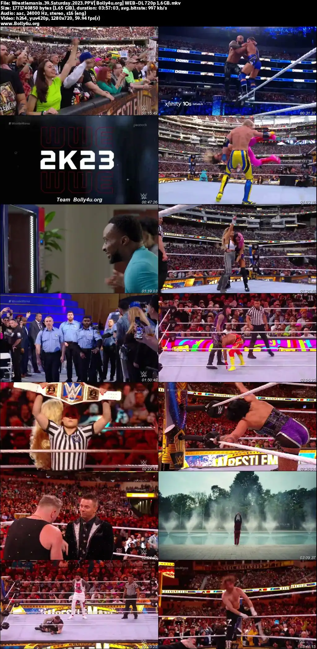 Wrestlemania 39 2023 WEB-DL PPV 720p 480p Download