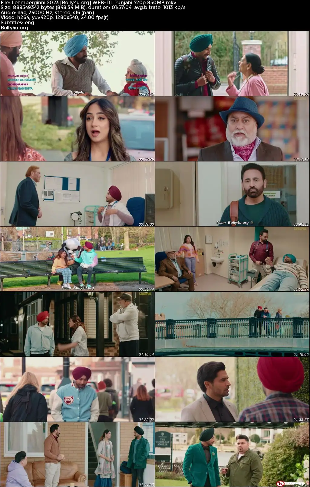 LehmberGinni 2023 WEB-DL Punjabi Full Movie Download 1080p  720p  480p