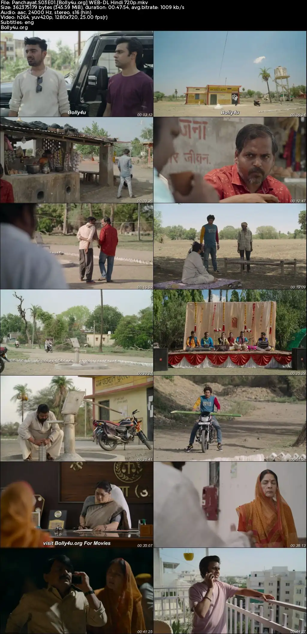 Panchayat 2024 WEB-DL Hindi S03 Complete Download 720p  480p
