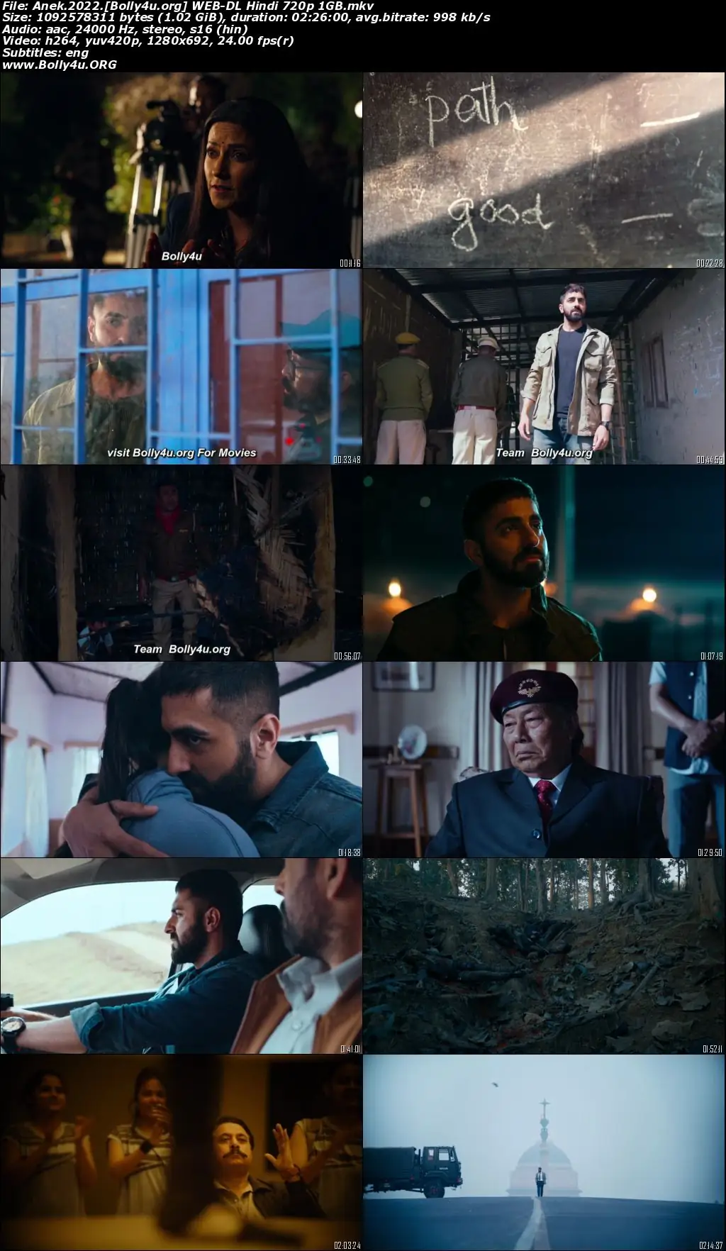 Anek 2022 WEB-DL Hindi Full Movie Download