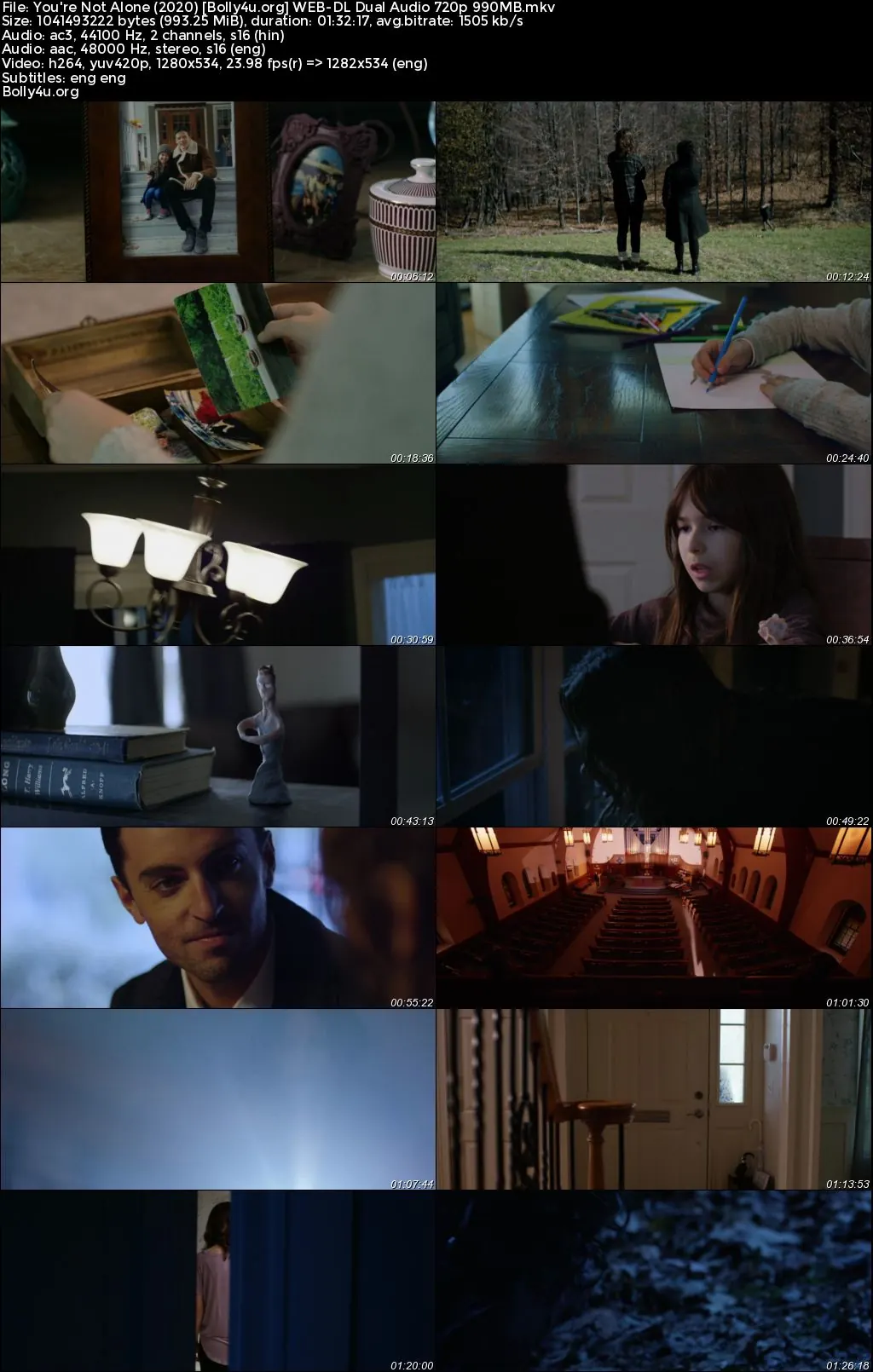 You're Not Alone 2020 WEB-DL Hindi Dual Audio Full Movie Download 720p  480p