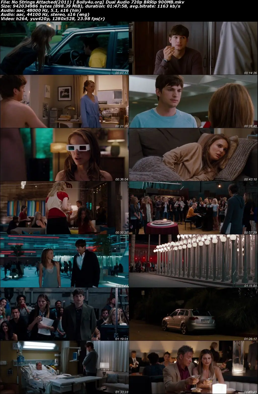 No Strings Attached 2011 BRRip 900MB Hindi Dual Audio 720p Download No Strings Attached 2011 BRRip 900MB Hindi Dual Audio 720p Download