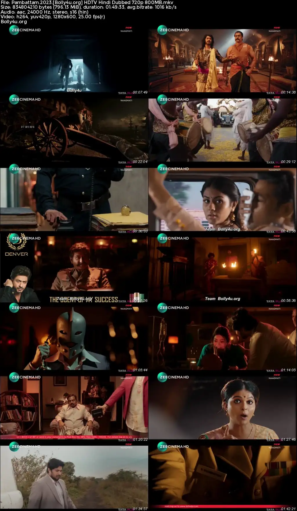 Pambattam 2023 HDTV Hindi Dubbed Full Movie Download 1080p  720p  480p