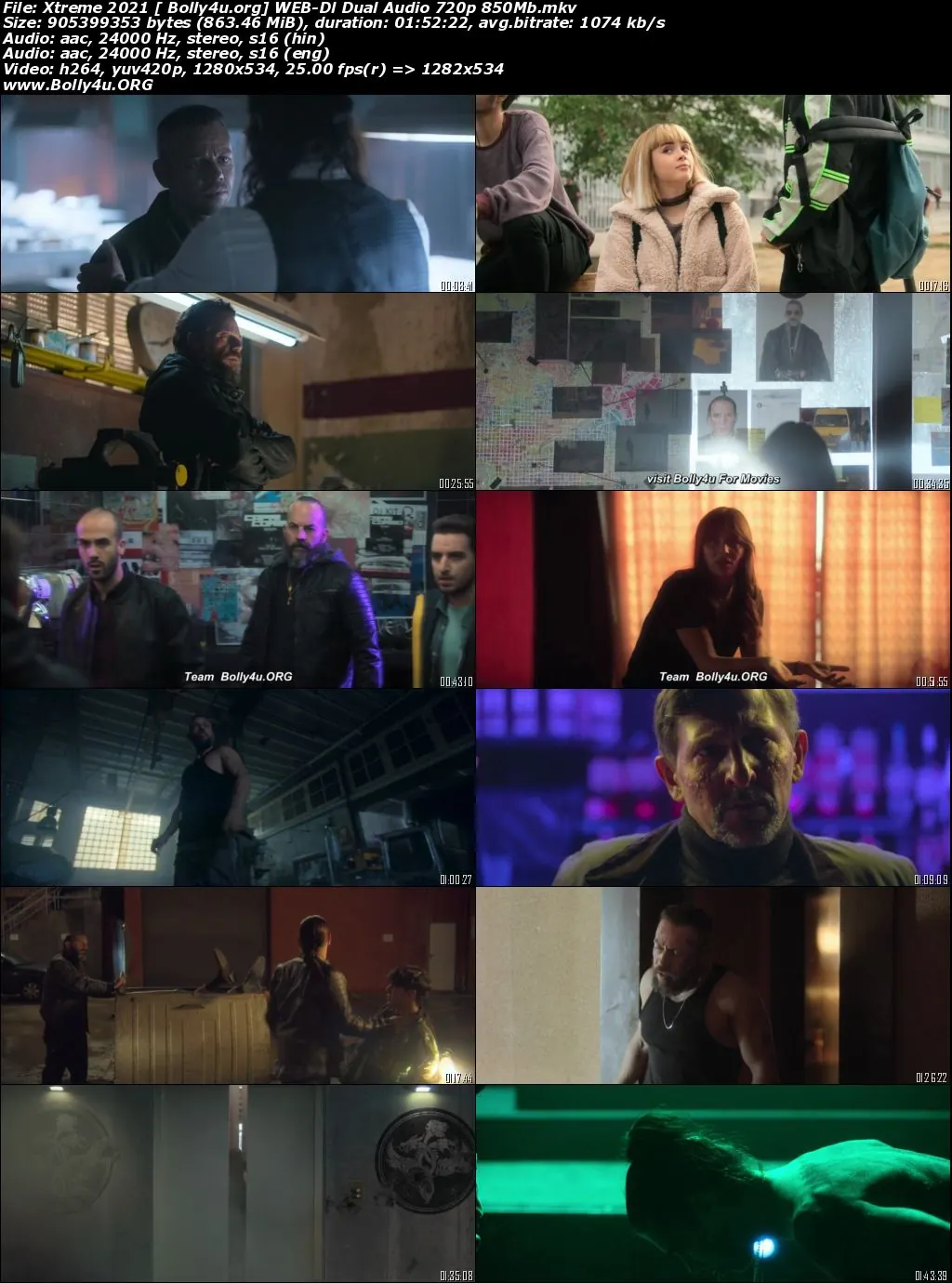 Xtreme 2021 WEB-DL 850Mb Hindi Dual Audio 720p Download