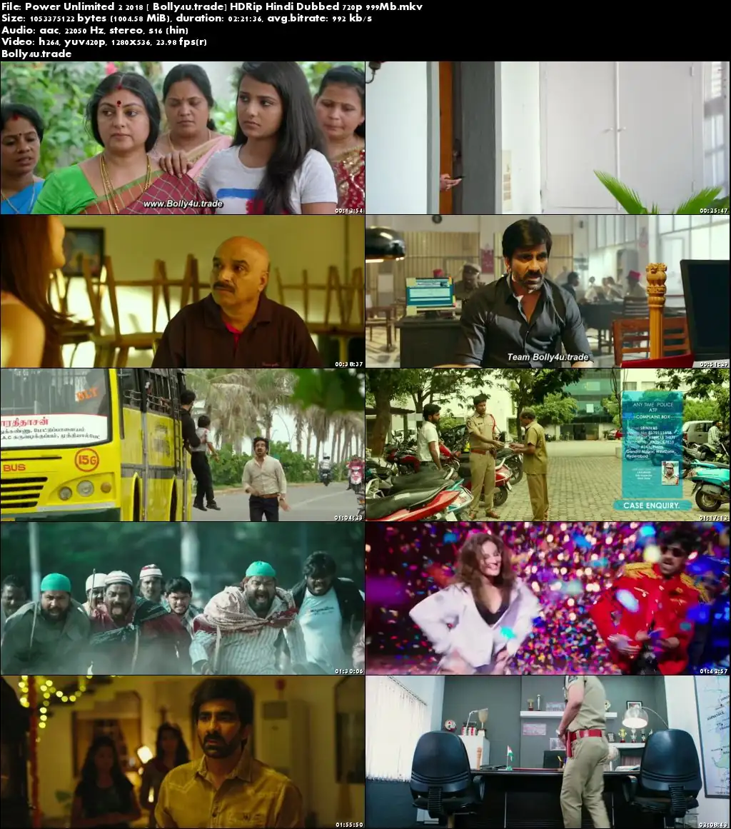 Power Unlimited 2 2018 HDRip 300Mb Full Hindi Dubbed Movie Download 480p