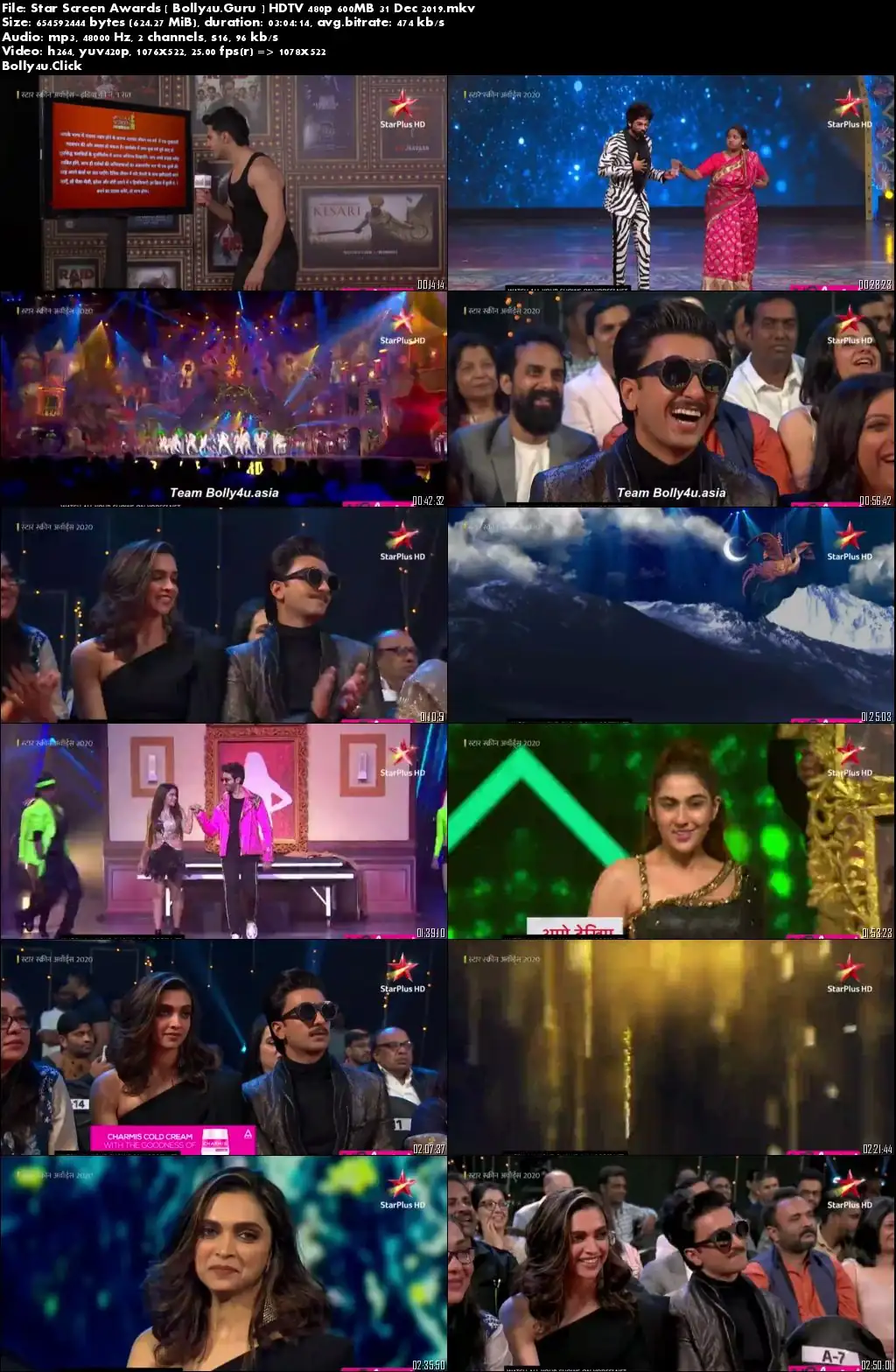 Star Screen Awards HDTV 480p 600MB 31 Dec 2019 Download Star Screen Awards HDTV 480p 600MB 31 Dec 2019 Download