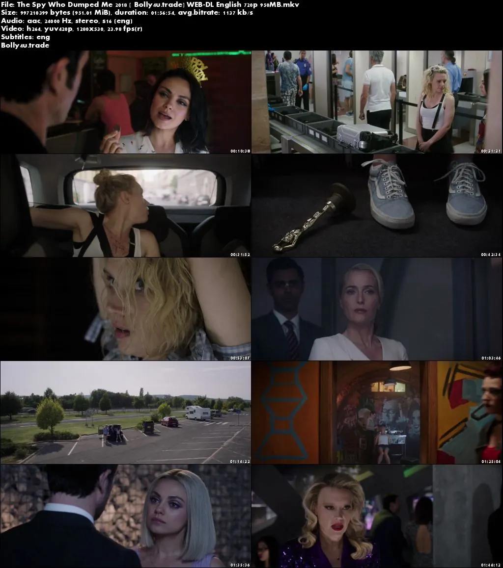 The Spy Who Dumped Me 2018 WEB-DL 300MB English 480p ESub Download