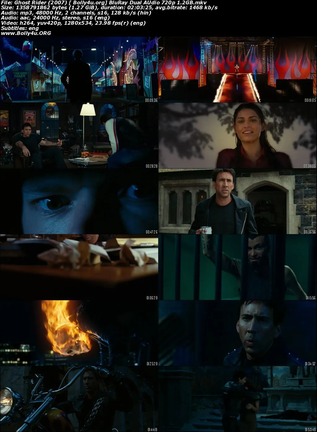 Ghost Rider 2007 BRRip 350MB Hindi Dual Audio ORG 480p ESub Download Ghost Rider 2007 BRRip 350MB Hindi Dual Audio ORG 480p ESub Download