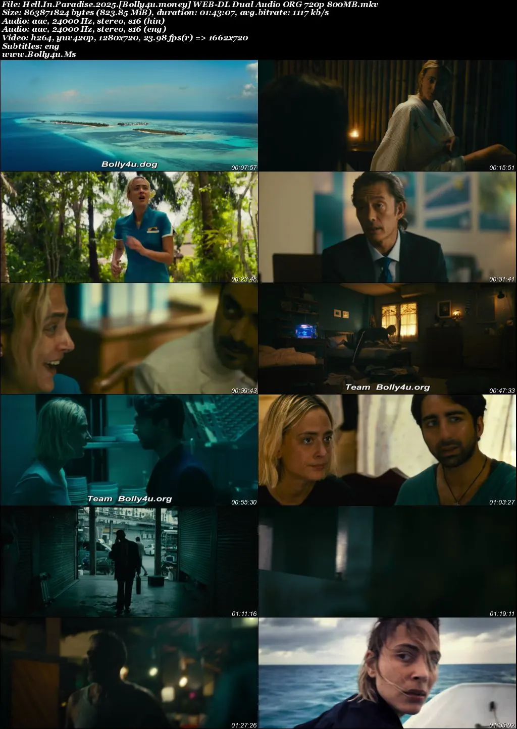 Hell In Paradise 2025 WEB-DL Hindi Dual Audio ORG Full Movie Download 1080p  720p  480p