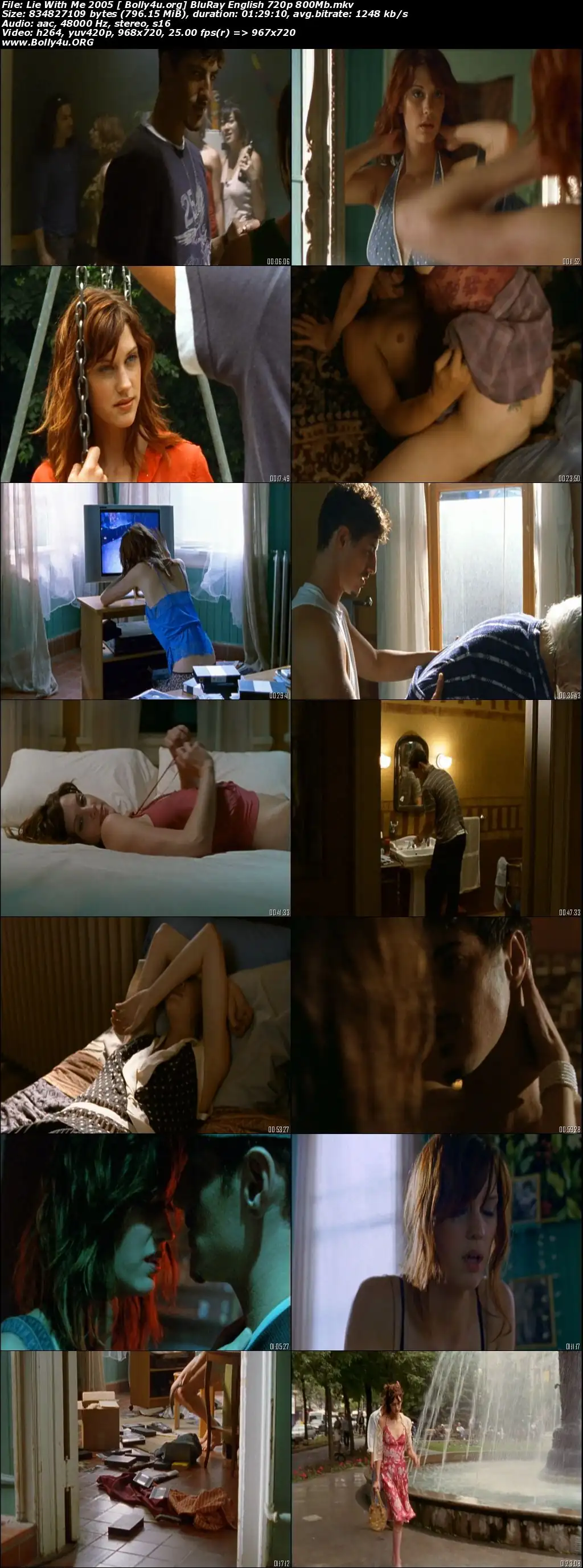  Lie With Me 2005 BluRay 800Mb English 720p Download