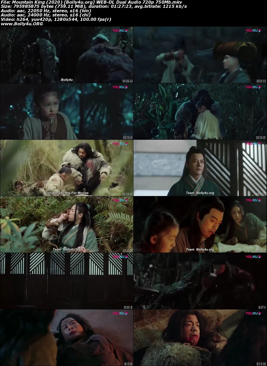 Mountain King 2020 WEB-DL Hindi Dual Audio Full Movie Download 720p  480p