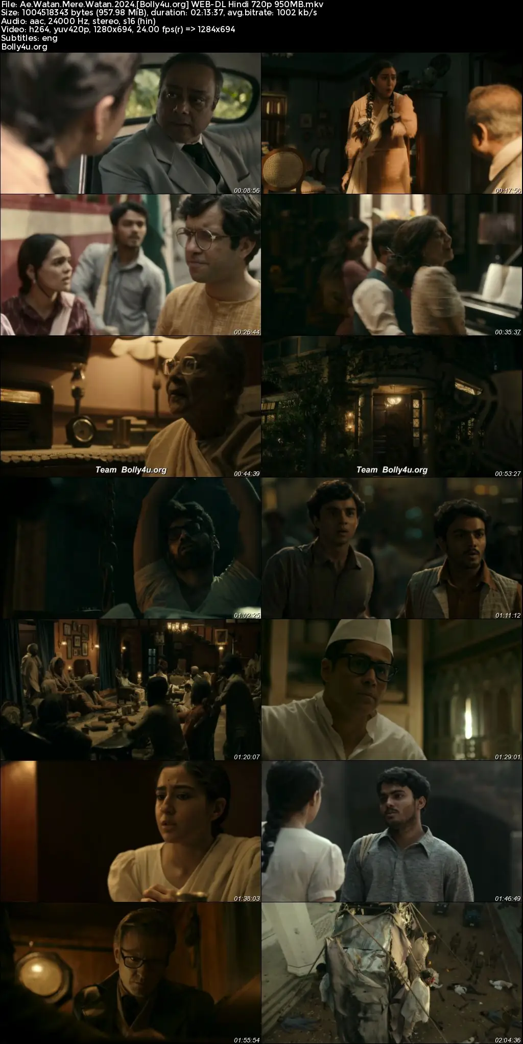 Ae Watan Mere Watan 2024 WEB-DL Hindi Full Movie Download 1080p  720p  480p