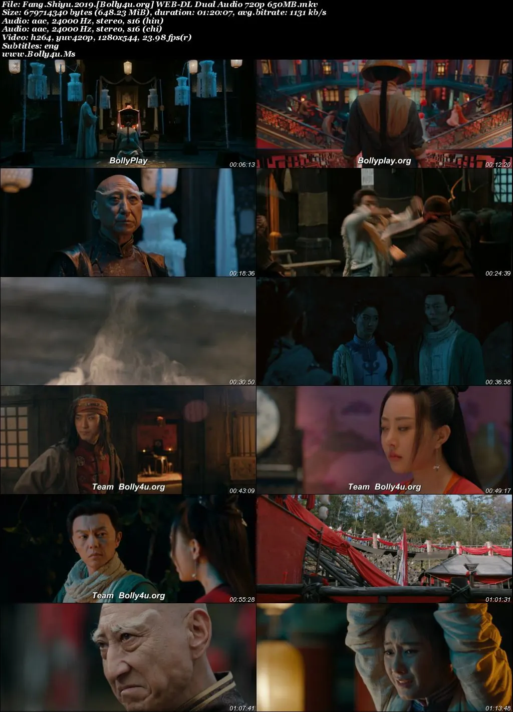 Fang Shiyu 2019 WEB-DL Hindi Dual Audio ORG Full Movie Download 1080p  720p  480p
