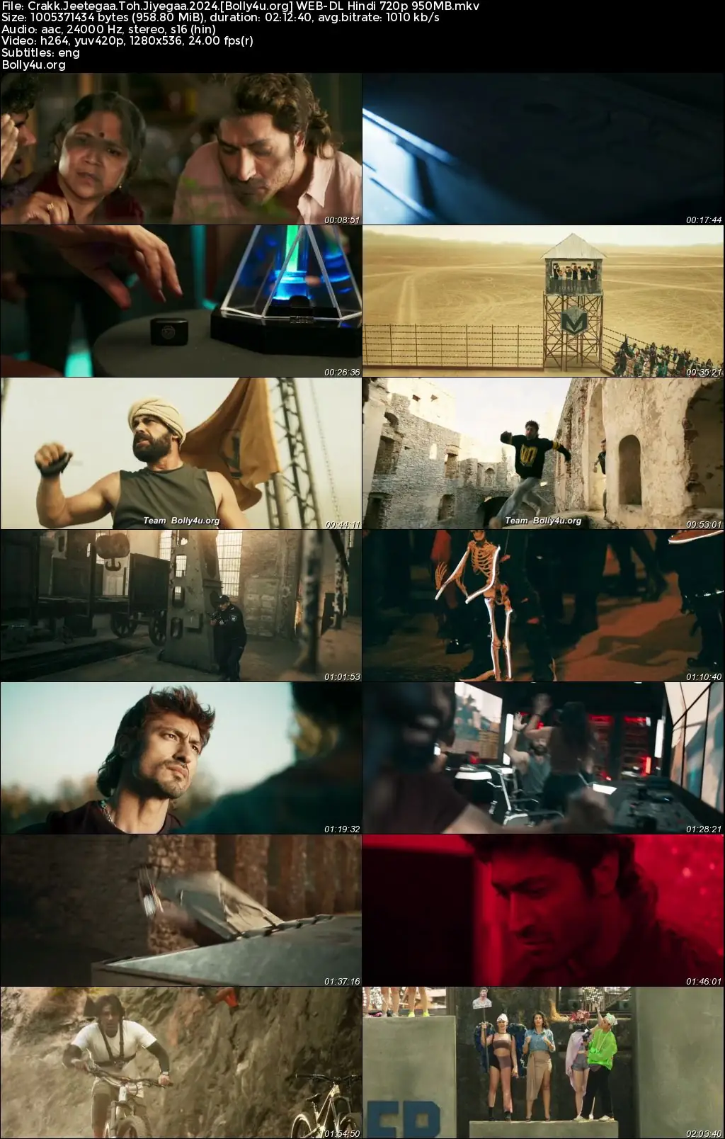 Crakk 2024 WEB-DL Hindi Full Movie Download 1080p  720p  480p