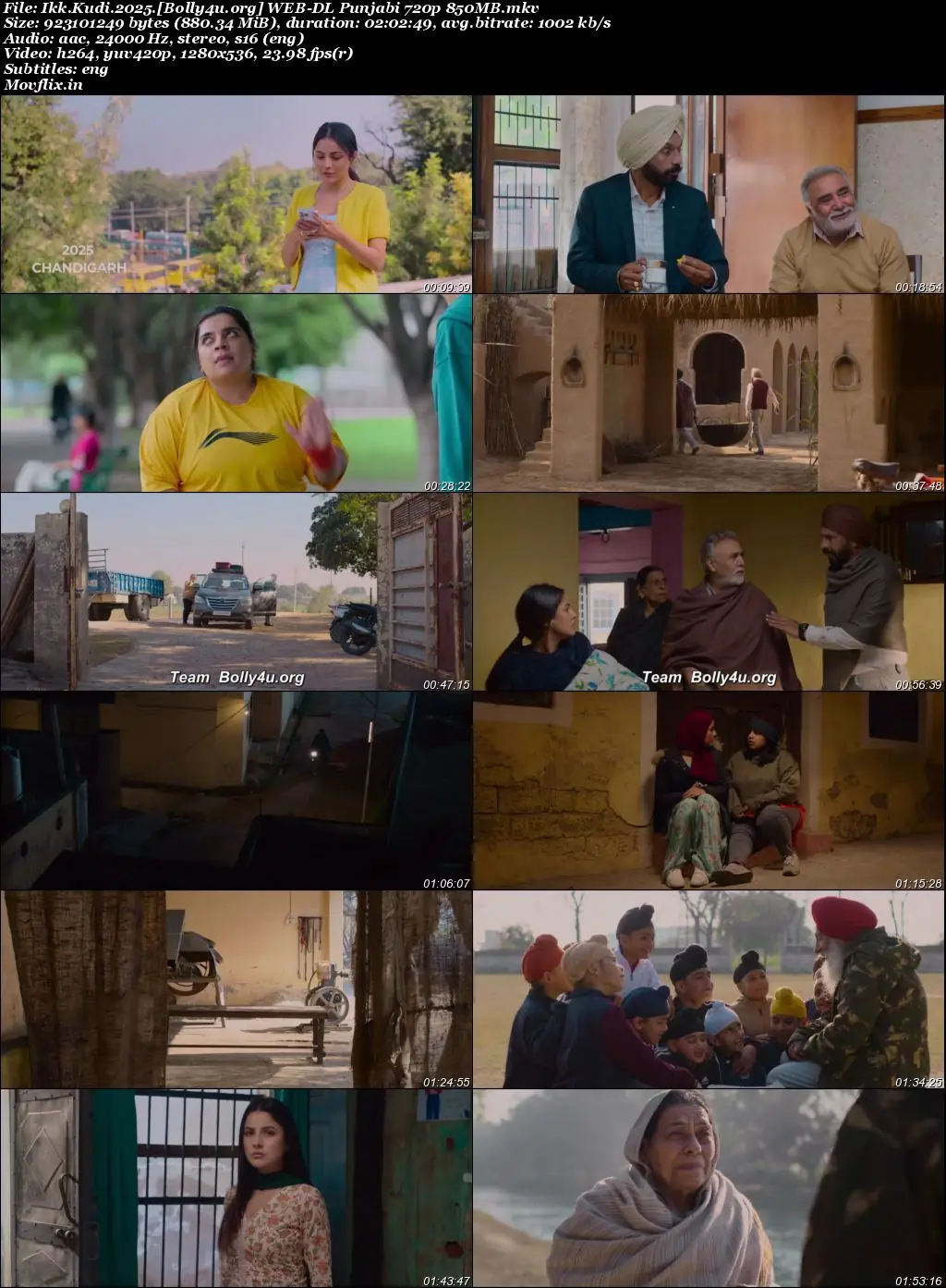 Ikk Kudi 2025 WEB-DL Punjabi Full Movie Download 1080p  720p  480p