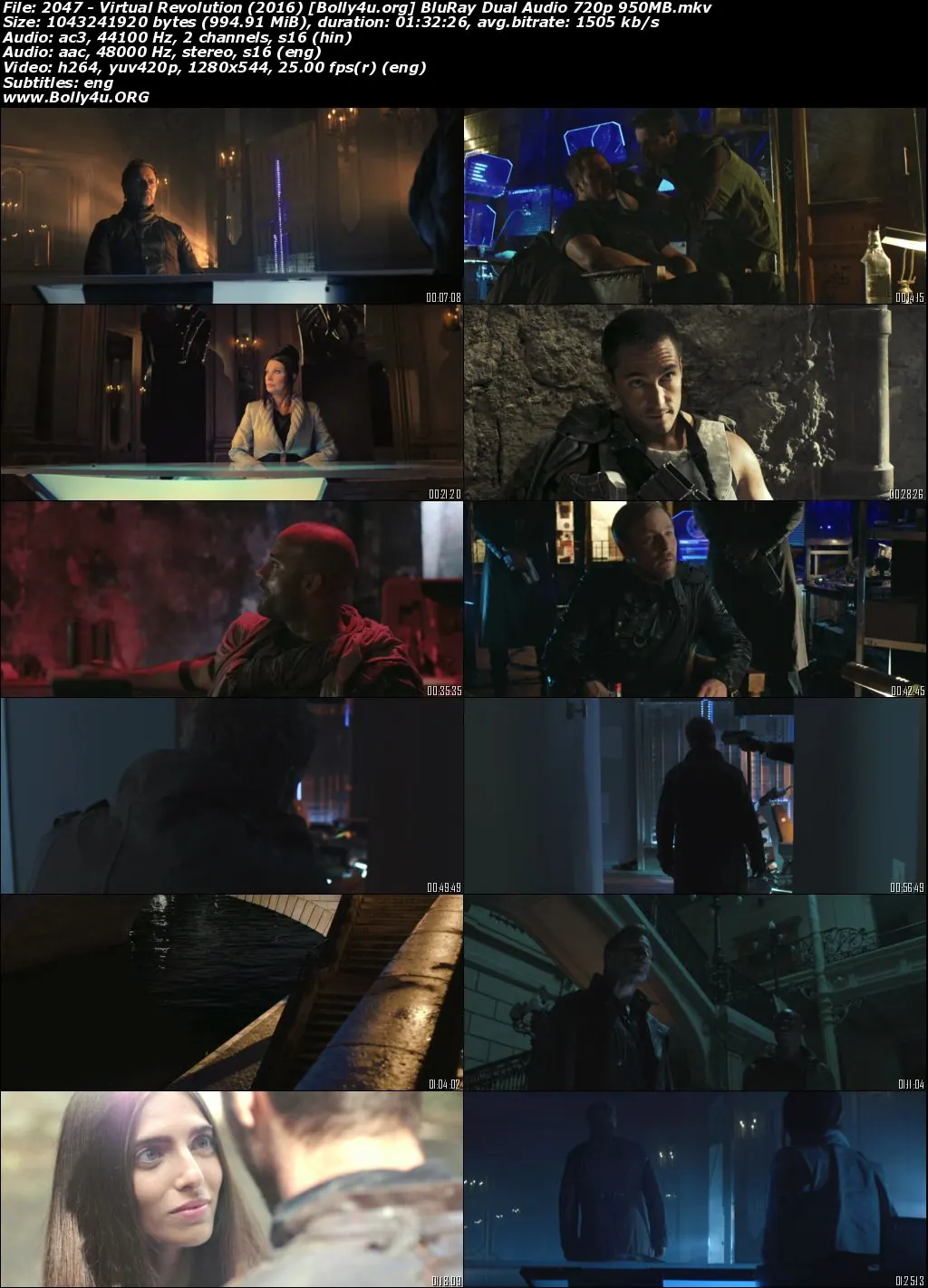 2047 Virtual Revolution 2016 BluRay Hindi Dual Audio Full Movie Download