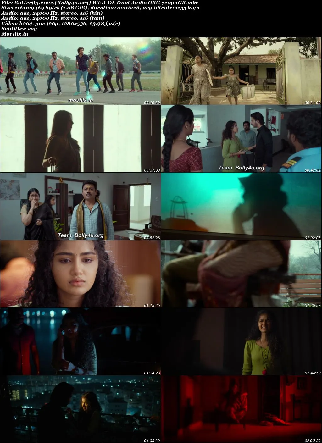 Butterfly 2022 WEB-DL UNCUT Hindi Dual Audio ORG Full Movie Download 1080p  720p  480p