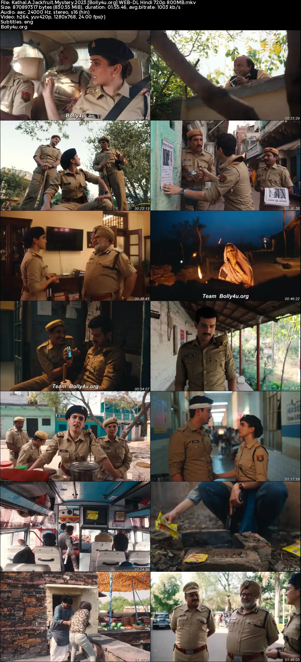 Kathal A Jackfruit Mystery 2023 WEB-DL Hindi Full Movie Download 1080p  720p  480p