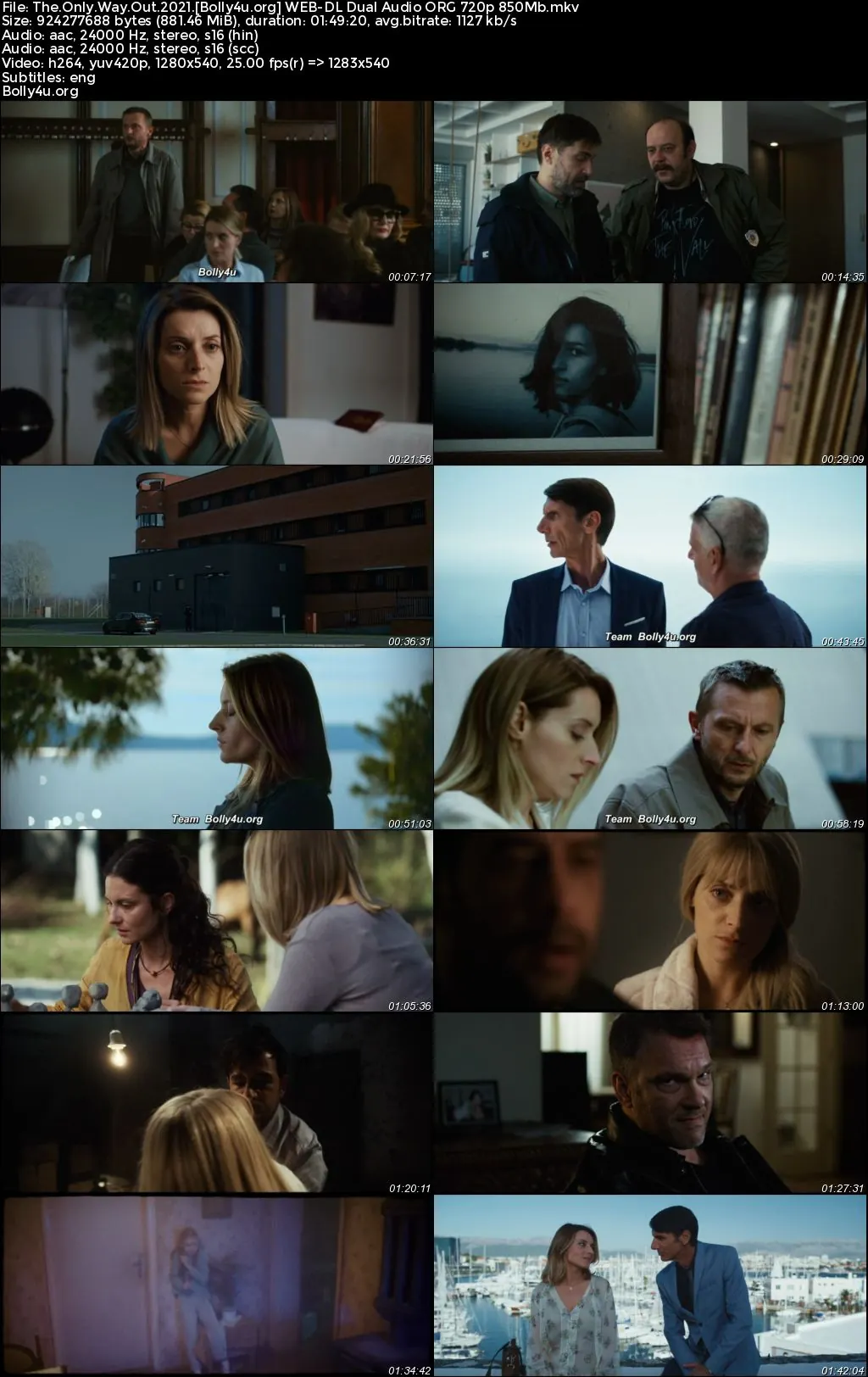 The Only Way Out 2021 WEB-DL Hindi Dual Audio ORG Full Movie Download 1080p  720p  480p