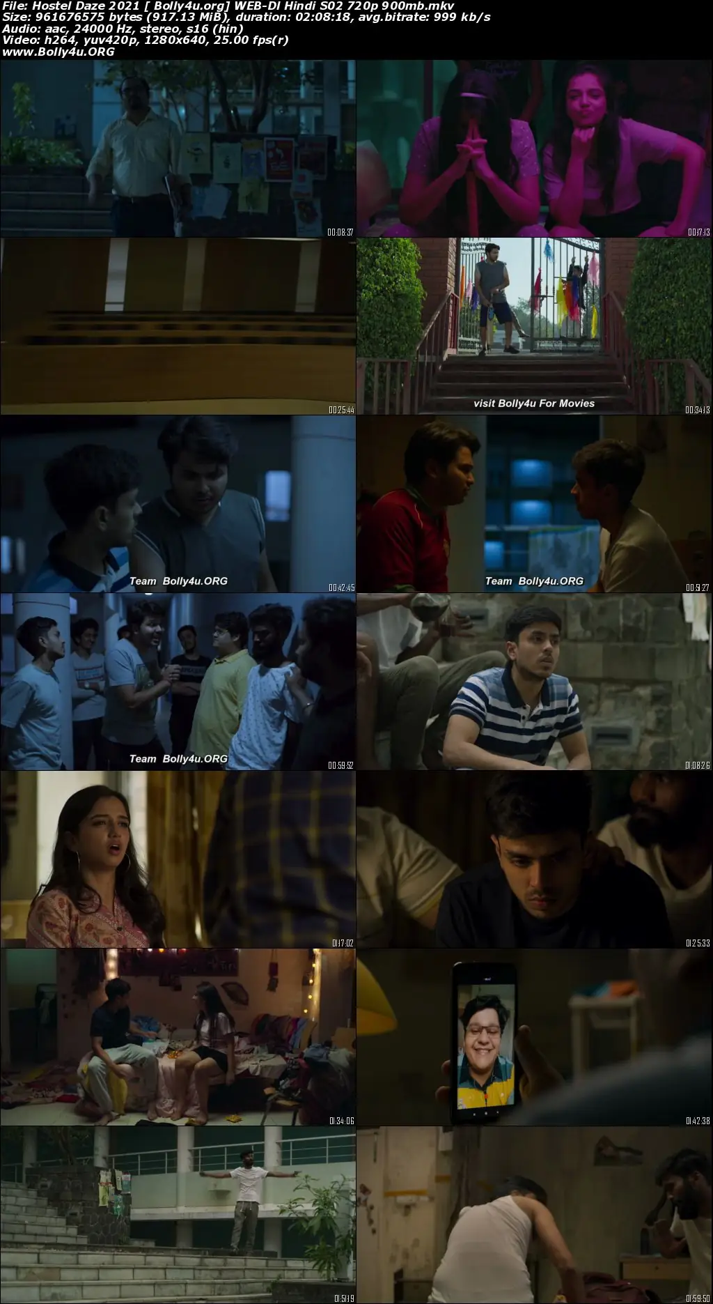 Hostel Daze 2021 WEB-DL 350MB Hindi S02 Download 480p