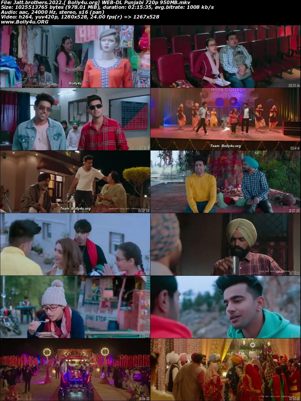 Jatt Brothers 2022 WEB-DL Punjabi Movie Download 720p  480p