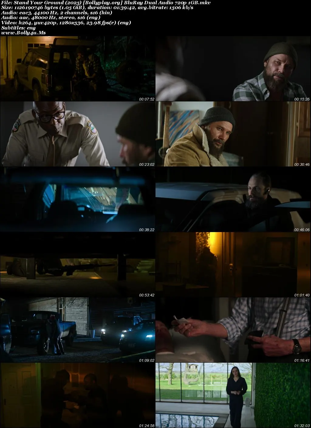 Stand Your Ground 2025 BluRay Hindi Dual Audio Full Movie Download 720p  480p