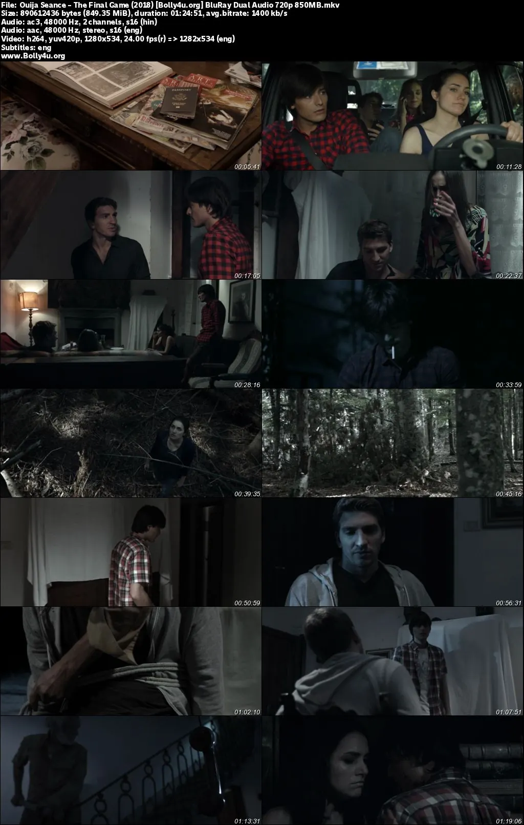 Ouija Seance The Final Game 2018 BluRay Hindi Dual Audio Full Movie Download 720p  480p
