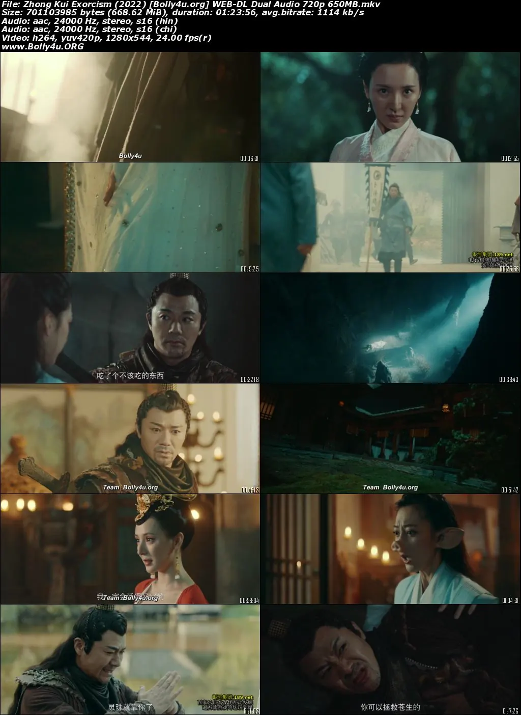 Zhong Kui Exorcism 2022 WEB-DL Hindi Dual Audio Full Movie Download 720p  480p