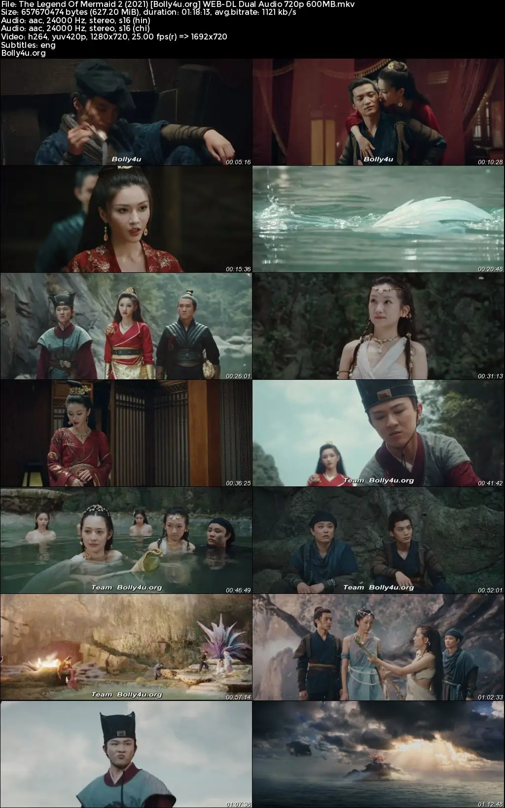 The Legend Of Mermaid 2 2021 WEB-DL Hindi Dual Audio Full Movie Download 1080p  720p  480p