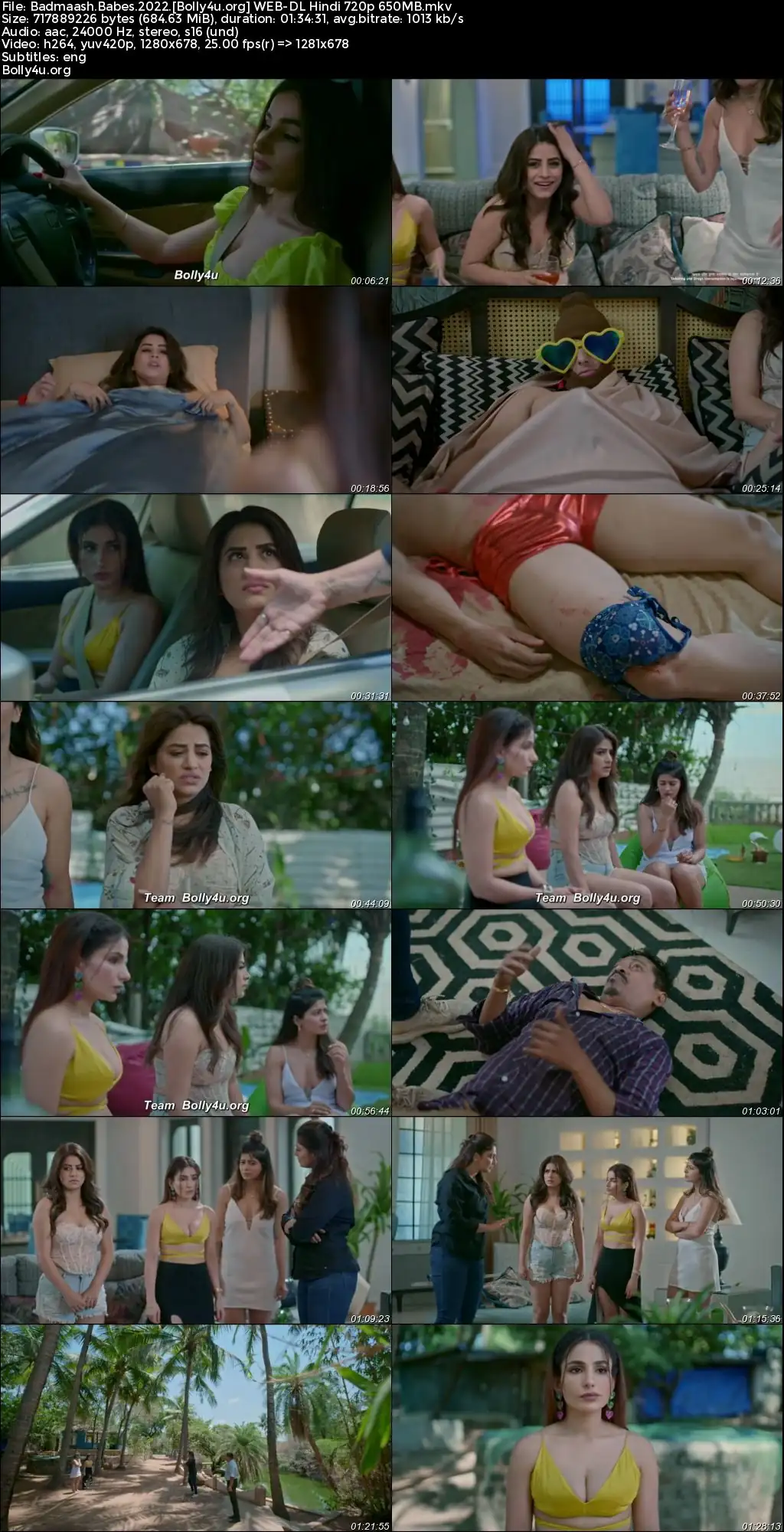 Badmaash Babes 2022 WEB-DL Hindi Full Movie Download 1080p  720p  480p