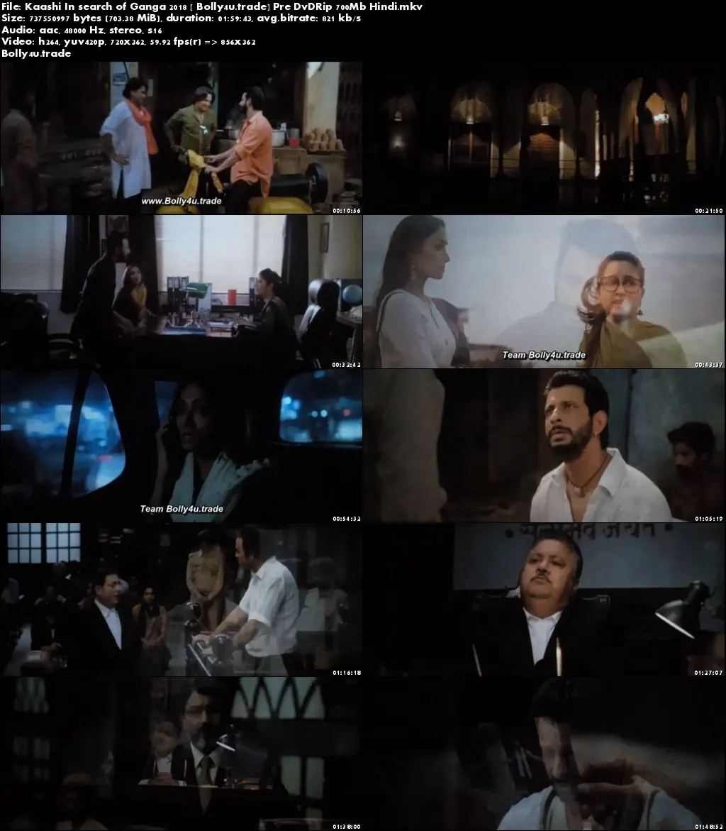 Kaashi in Search of Ganga 2018 Pre DVDRip 700MB Full Hindi Movie Download x264